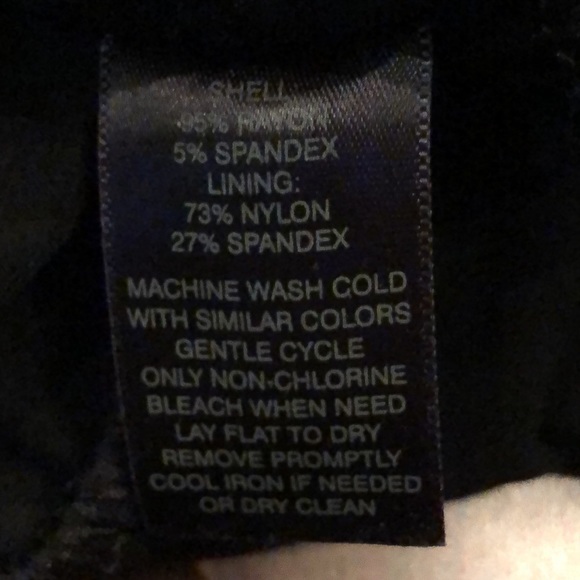 WHBM Striped V-Neck pretty collar crossover style stretchy spandex blend dress - Picture 11 of 15